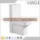 European Elegant design floor mounted P-trap washdown two piece wc toilet water closet